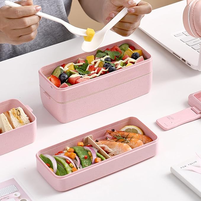 LUNCH BOX CON CUBIERTOS